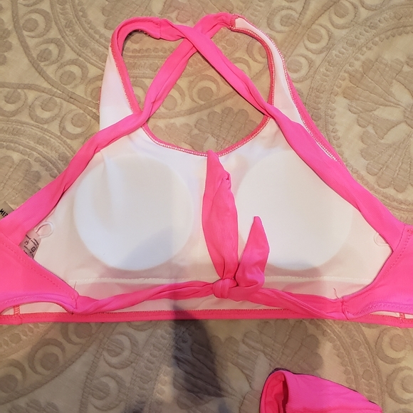 Shein Hot Pink Swimsuit - Picture 3 of 5